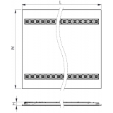 GLSQ4 3300Lm Encastrée